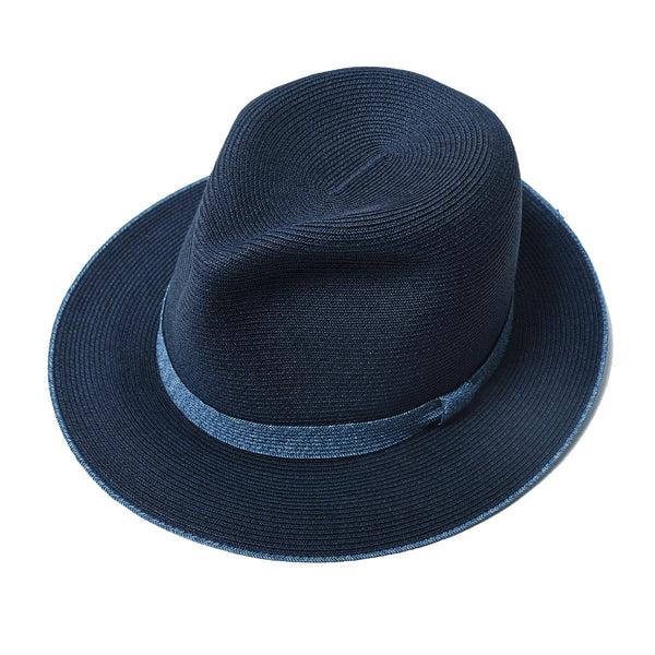 KIJIMA TAKAYUKI x The Stylist Japan WIDE BRIM PAPER HAT NAVY